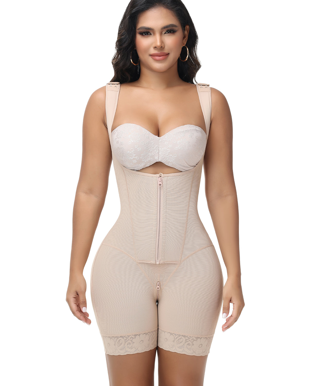 Shapshe® Fajas Colombianas Open Bust Waist Trainer Body Shaper