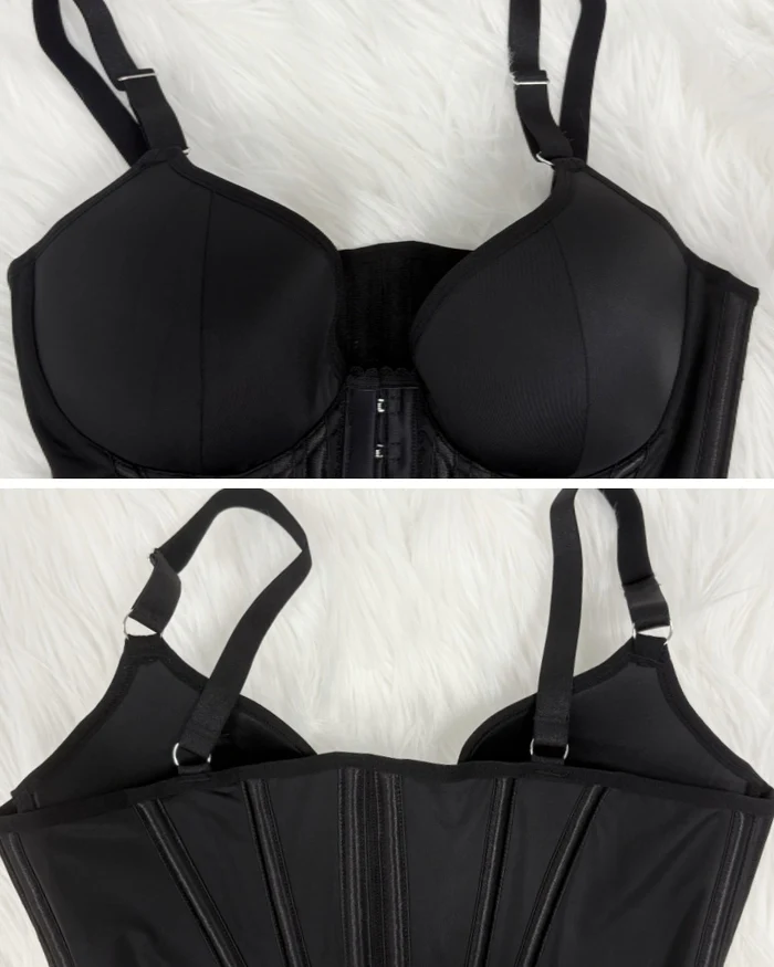 Shapshe® Fajas Colombianas Underwire Waist Trainer with Padded Bra