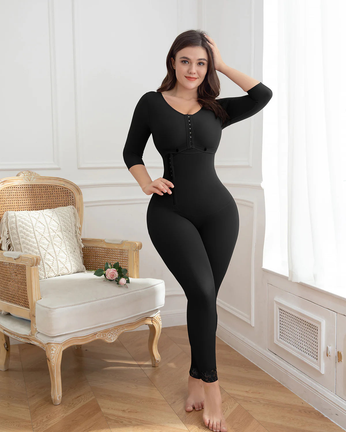 Shapshe® Full Coverage Tummy Control Shapewear Bodysuit