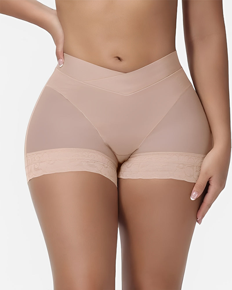Shapewear Shorts Butt Lifting Panties Tummy Control  V Crossover
