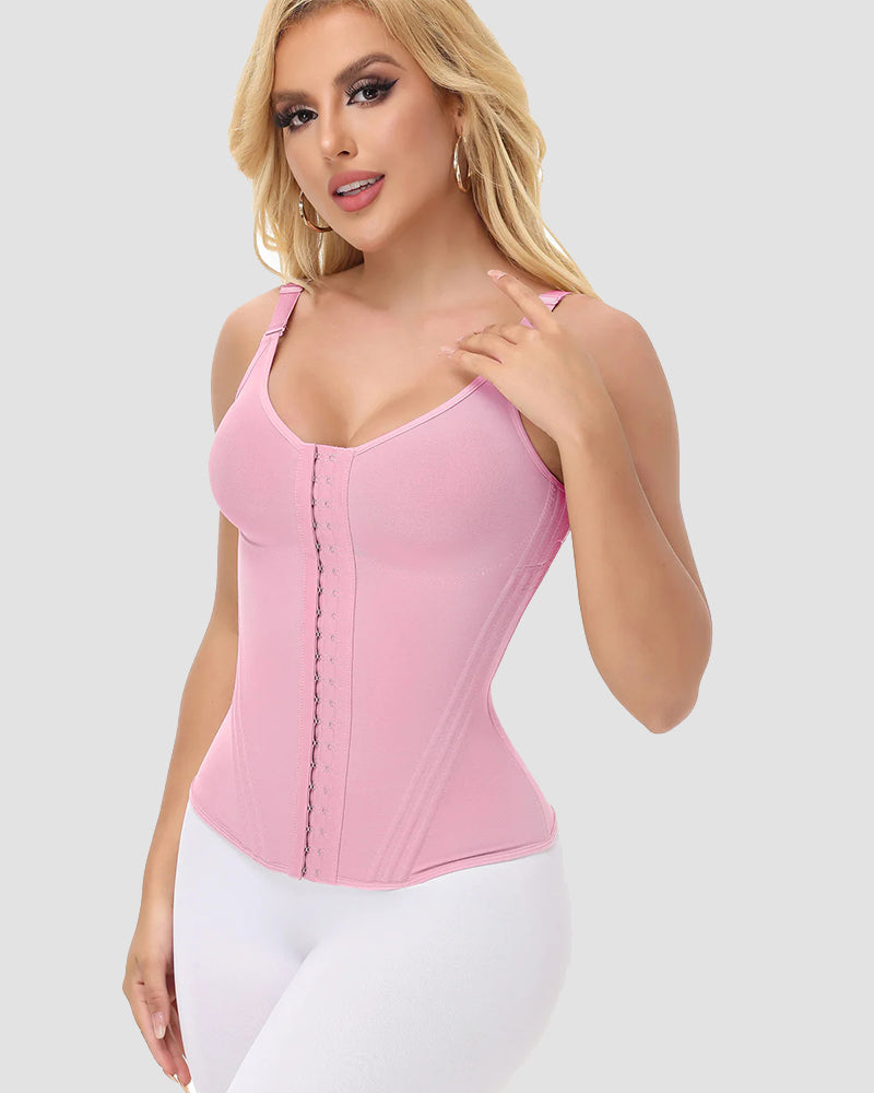 Shapshe® Faja Shaper Mesh Waist Trainer Vest with Nippel Covers