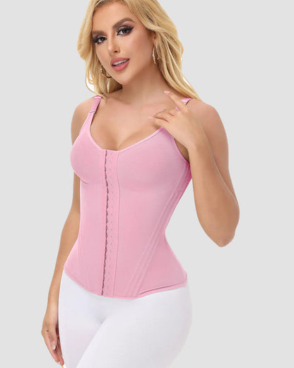 Shapshe® Faja Shaper Mesh Waist Trainer Vest with Nippel Covers