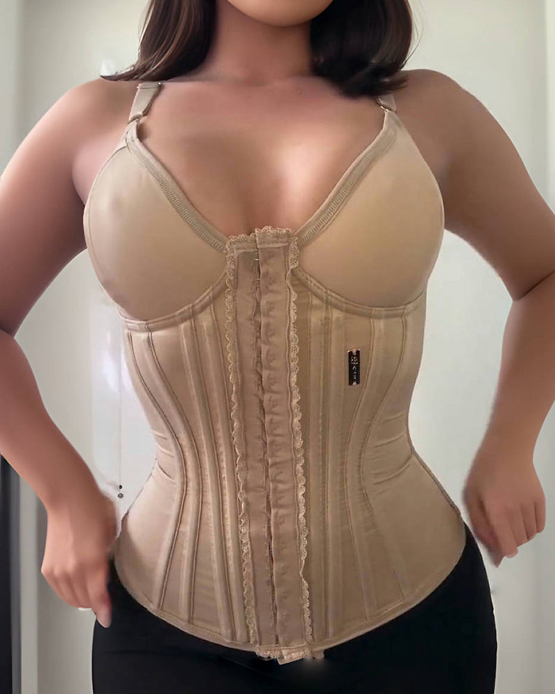 Shapshe® Fajas Colombianas Underwire Waist Trainer with Padded Bra