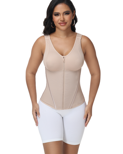 Shapshe® Tummy Control Waist Trainer Vest with Padded Bra