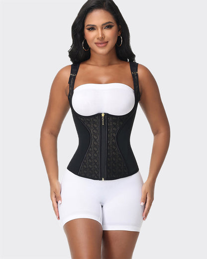 Waist Trainer for Women Tummy Control Sports Girdle with Adjustable Shoulder Strap