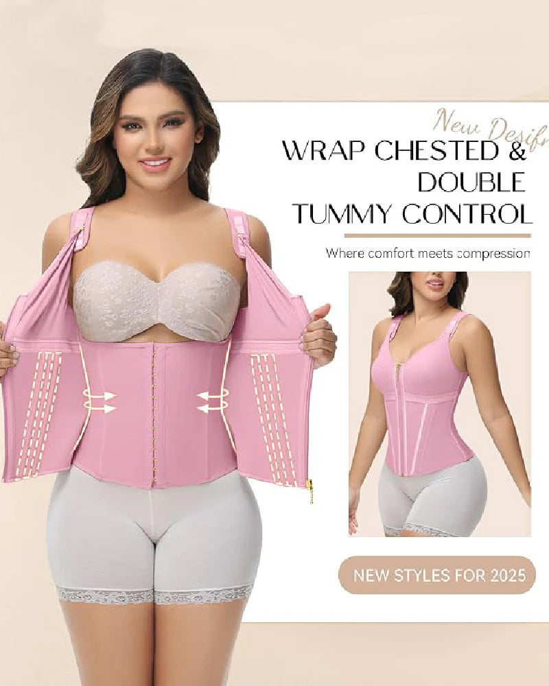 Shapshe® Fajas Colombianas Waist Trainer with Built-in Bra