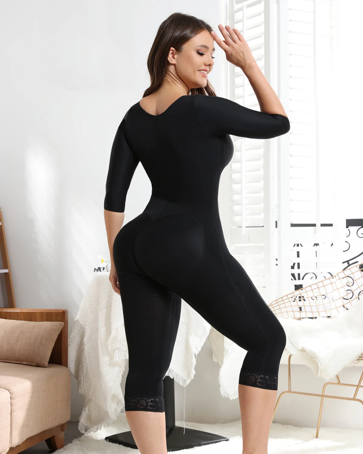 Shapshe® Full Body Arm & Thigh Compression Shapewear Bodysuit