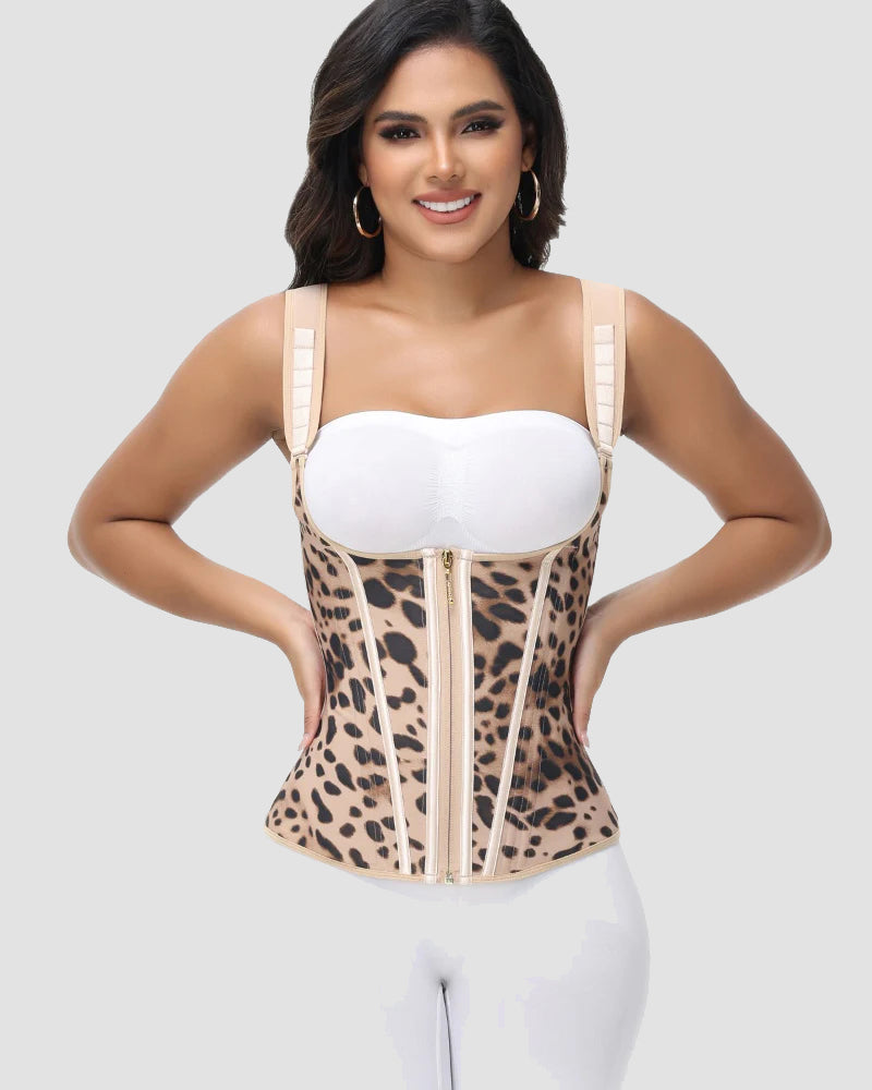 Shapshe® Open Bust Steel Bones Tummy Control Waist Trainer Vest