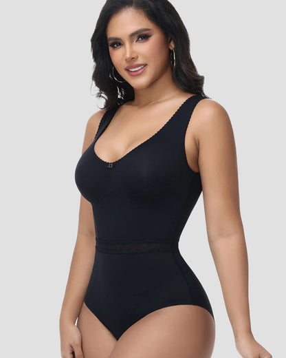 Shapshe® Lace Slimming Tummy Control Shapewear Bodysuit