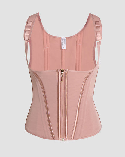 Shapshe® Open Bust Steel Bones Tummy Control Waist Trainer Vest