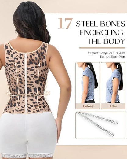 Shapshe® Fajas Colombianas Waist Trainer with Built-in Bra