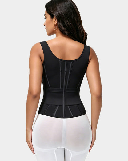 Waist Trainer for Women Corset Faja Body Shaper Vest with Built-in Bra