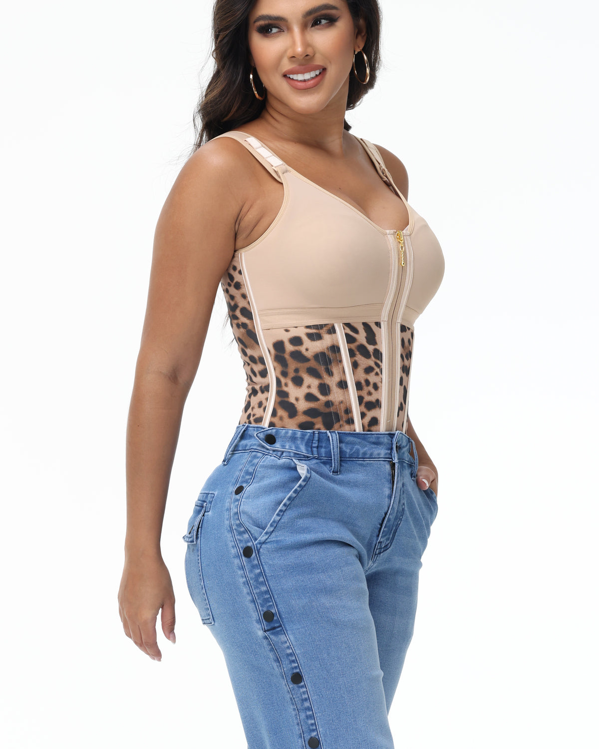 Shapshe® Leopard Print Vest Tummy Control Waist Trainer
