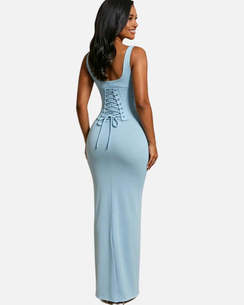 Hourglass Figure Body Shaper The Corset Maxi Dress Two-Piece Set