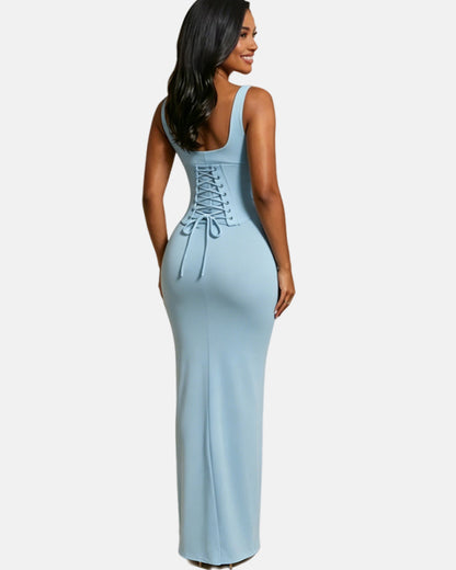 Hourglass Figure Body Shaper The Corset Maxi Dress Two-Piece Set