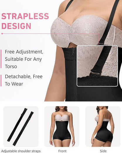 Shapshe® Faja Shaper Tummy Control Shapewear Bodysuit