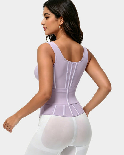Waist Trainer for Women Corset Faja Body Shaper Vest with Built-in Bra