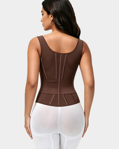Waist Trainer for Women Corset Faja Body Shaper Vest with Built-in Bra