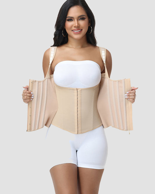 Shapshe® Double Layer Compression Curved Boned Waist Trainer
