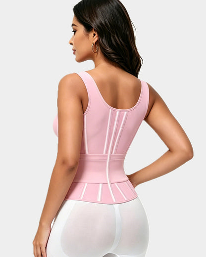 Waist Trainer for Women Corset Faja Body Shaper Vest with Built-in Bra