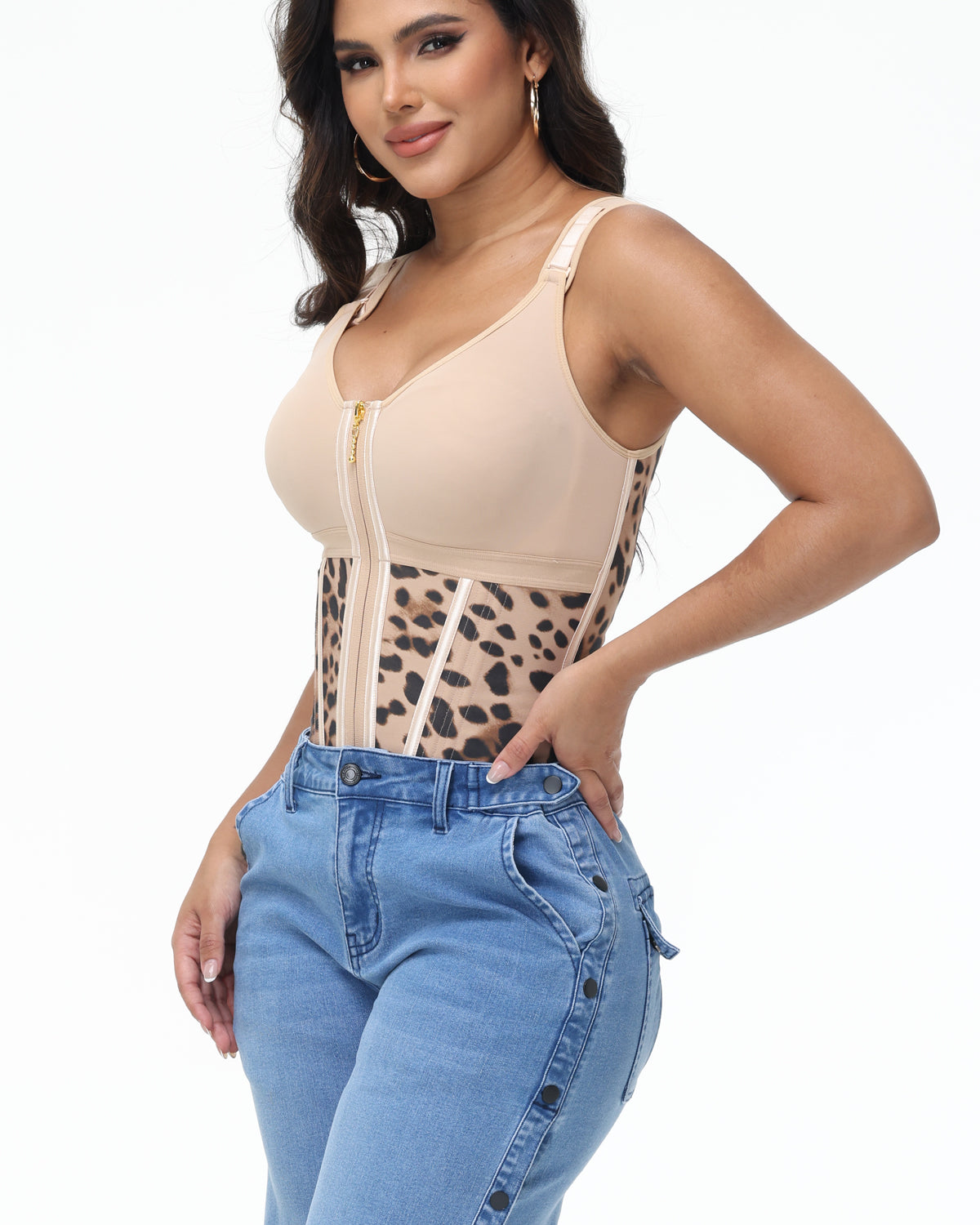 Shapshe® Leopard Print Vest Tummy Control Waist Trainer