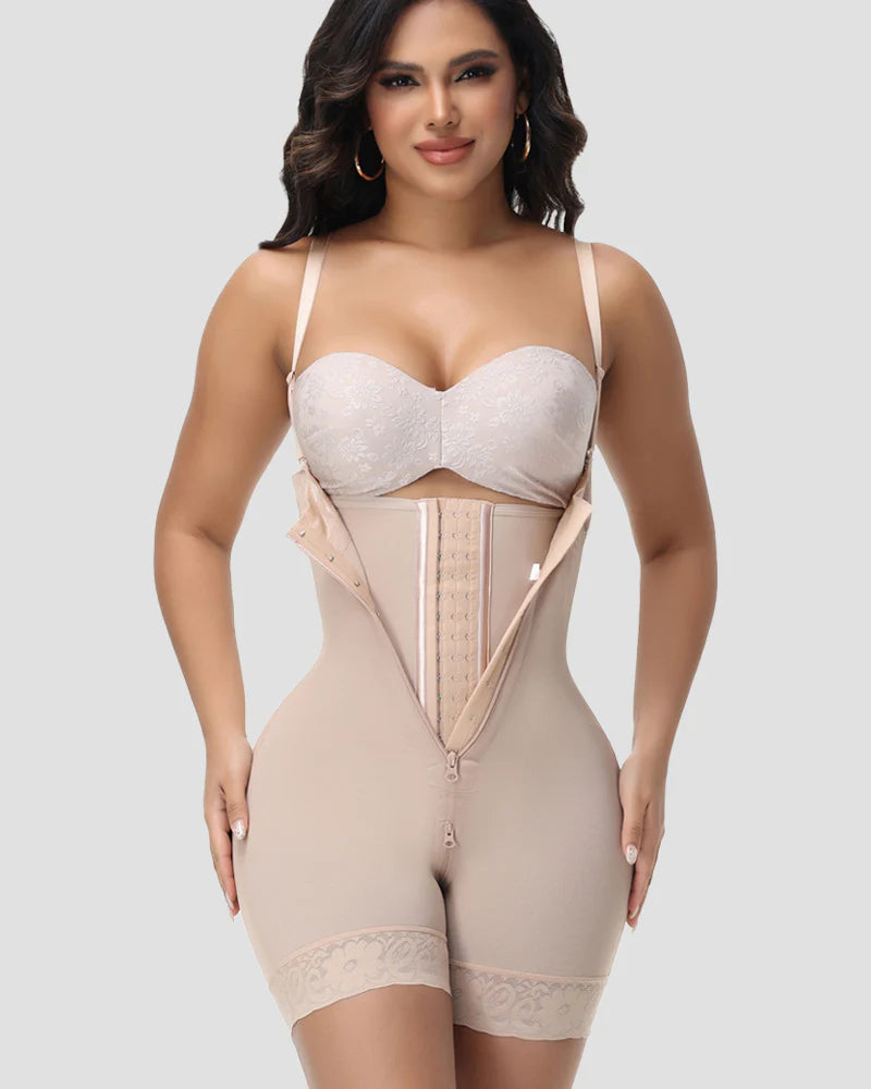 Shapshe® Detachable Straps Fajas Zipper Crotch Shaping Shorts