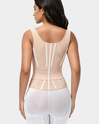 Waist Trainer for Women Corset Faja Body Shaper Vest with Built-in Bra