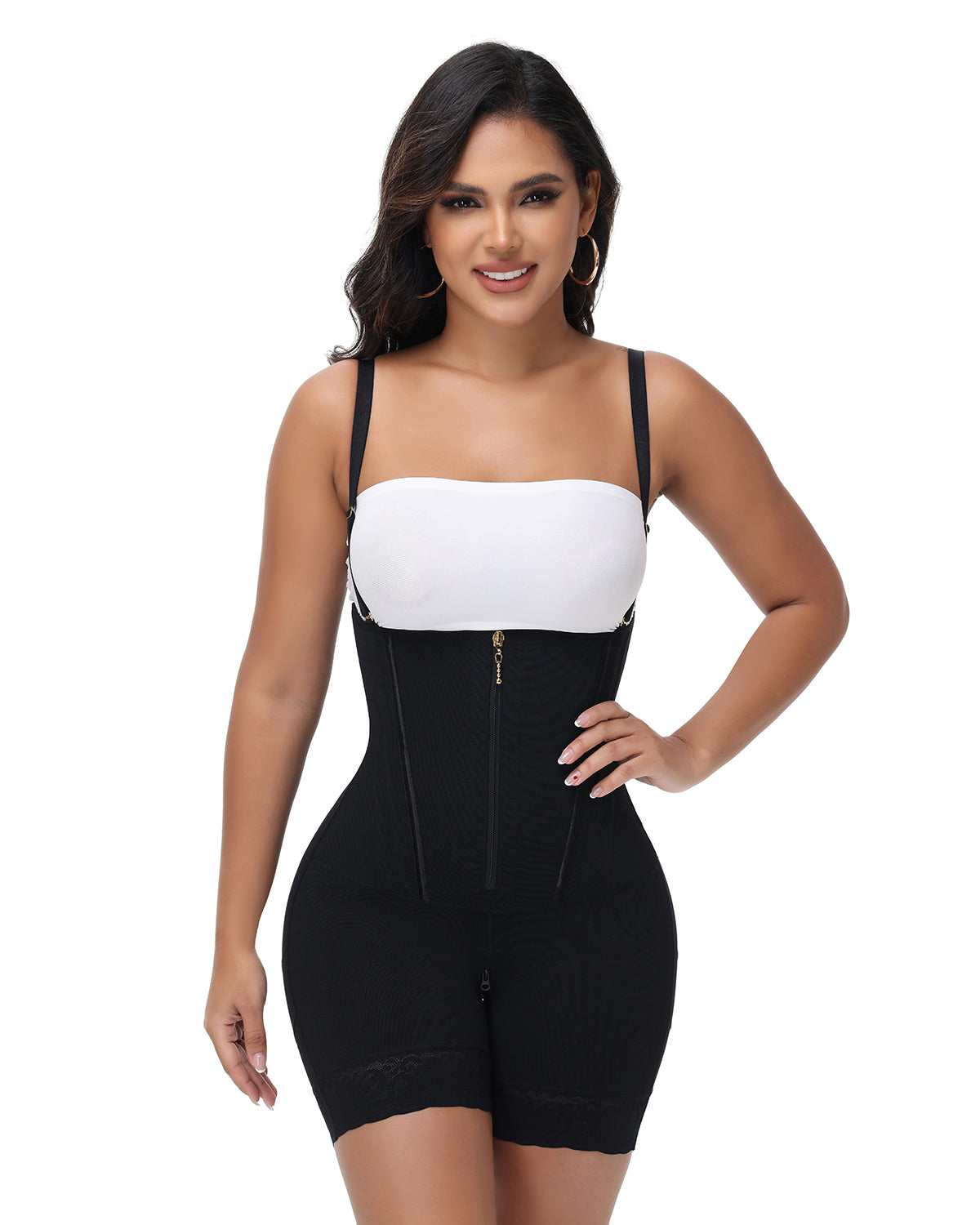 Shapshe® Open Bust Full Body Shaper Curvy Faja Butt Lifting