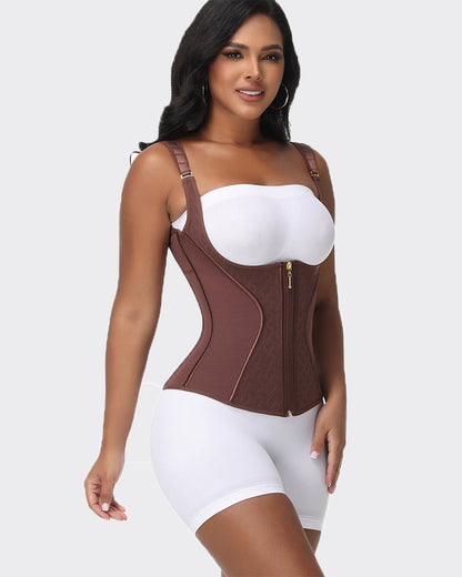 Waist Trainer for Women Tummy Control Sports Girdle with Adjustable Shoulder Strap
