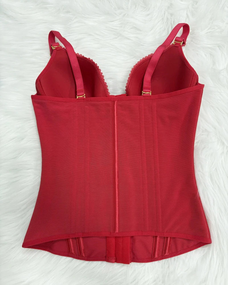 Shapshe® Love Pattern Waist Trainer with Built-in Bra