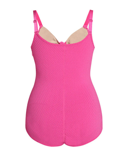 Shapshe® Tummy Control Swimsuit Cutout Tie Front Bathing Suit