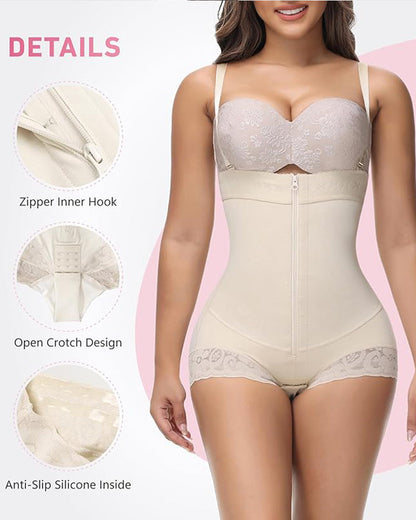 Shapshe® Faja Shaper Tummy Control Shapewear Bodysuit
