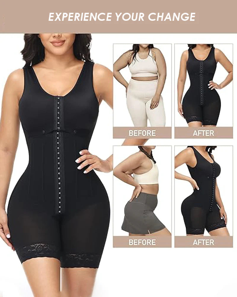 Shapshe® High Compression Garment Shapewear with Bulit-in Bra