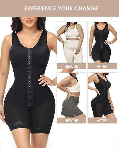 Shapshe® High Compression Garment Shapewear with Bulit-in Bra