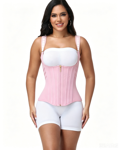 Shapshe® Double Layer Compression Curved Boned Waist Trainer