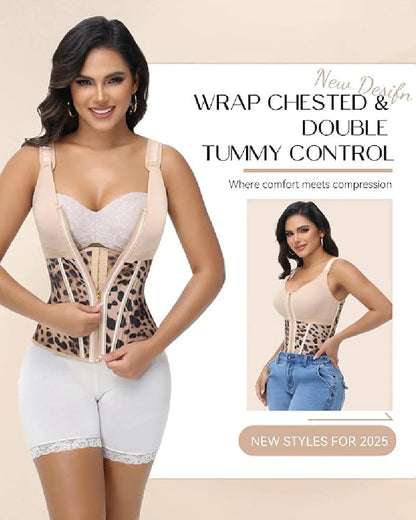 Shapshe® Fajas Colombianas Waist Trainer with Built-in Bra