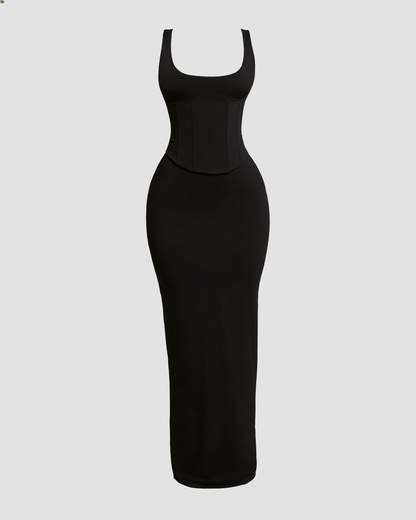 Hourglass Figure Body Shaper The Corset Maxi Dress Two-Piece Set