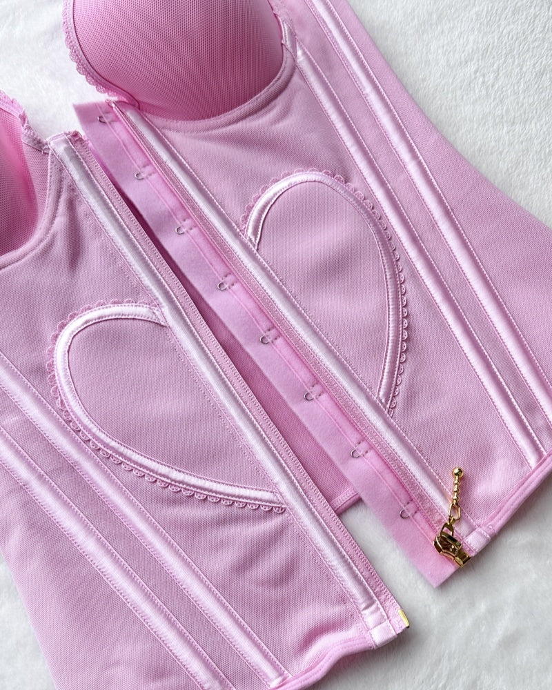 Shapshe® Love Pattern Waist Trainer with Built-in Bra