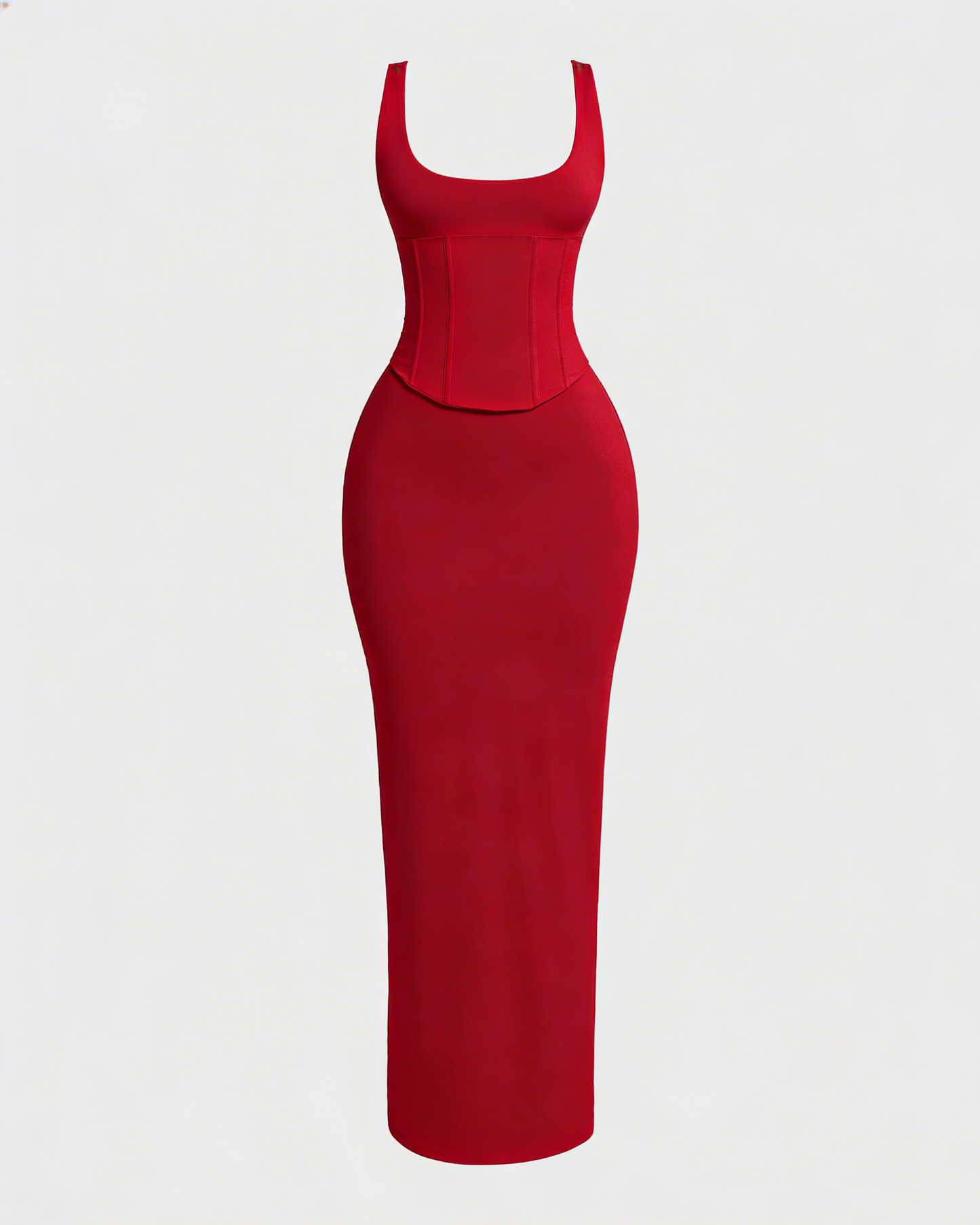 Hourglass Figure Body Shaper The Corset Maxi Dress Two-Piece Set