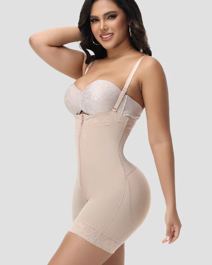 Shapshe® Detachable Straps Fajas Zipper Crotch Shaping Shorts