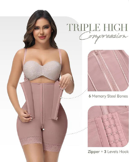 Shapshe® High Compression BBL Shapewear with Extreme Waist Belt