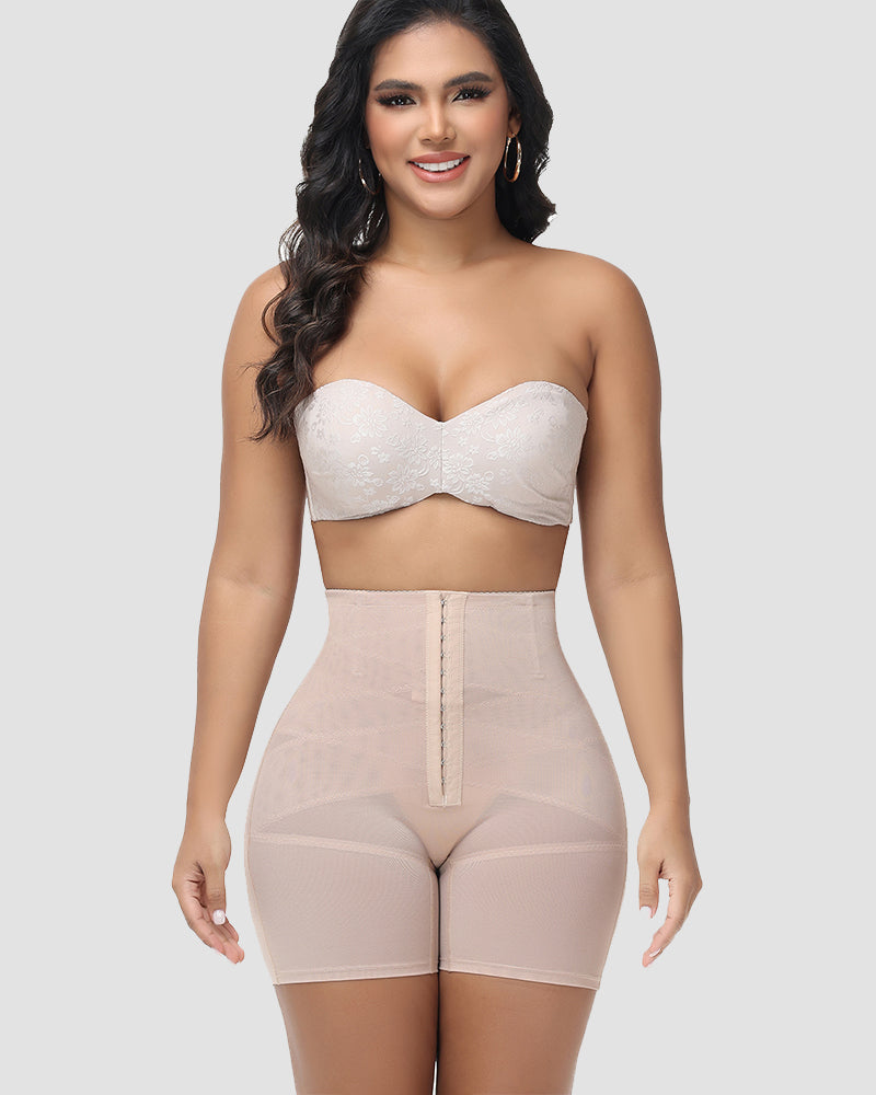 Shapshe® Mesh High Waist Tummy Control Shaping Shorts