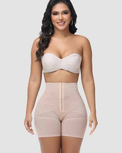 Shapshe® Mesh High Waist Tummy Control Shaping Shorts