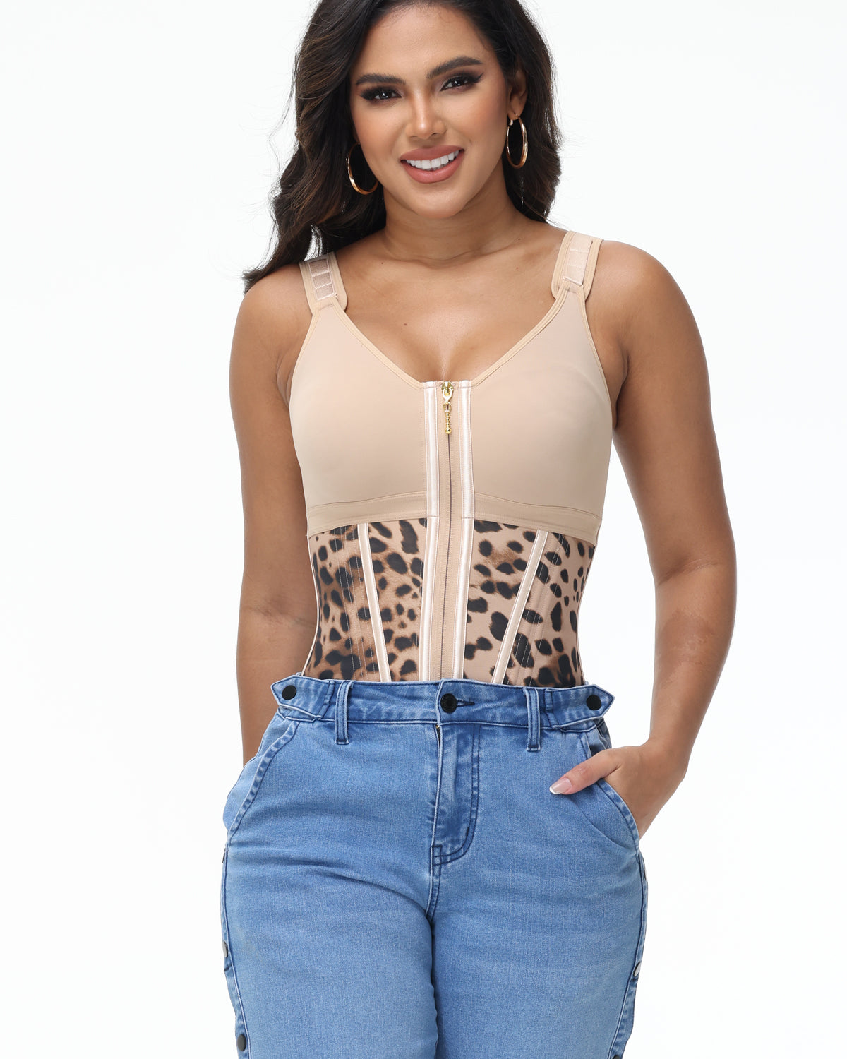Shapshe® Leopard Print Vest Tummy Control Waist Trainer