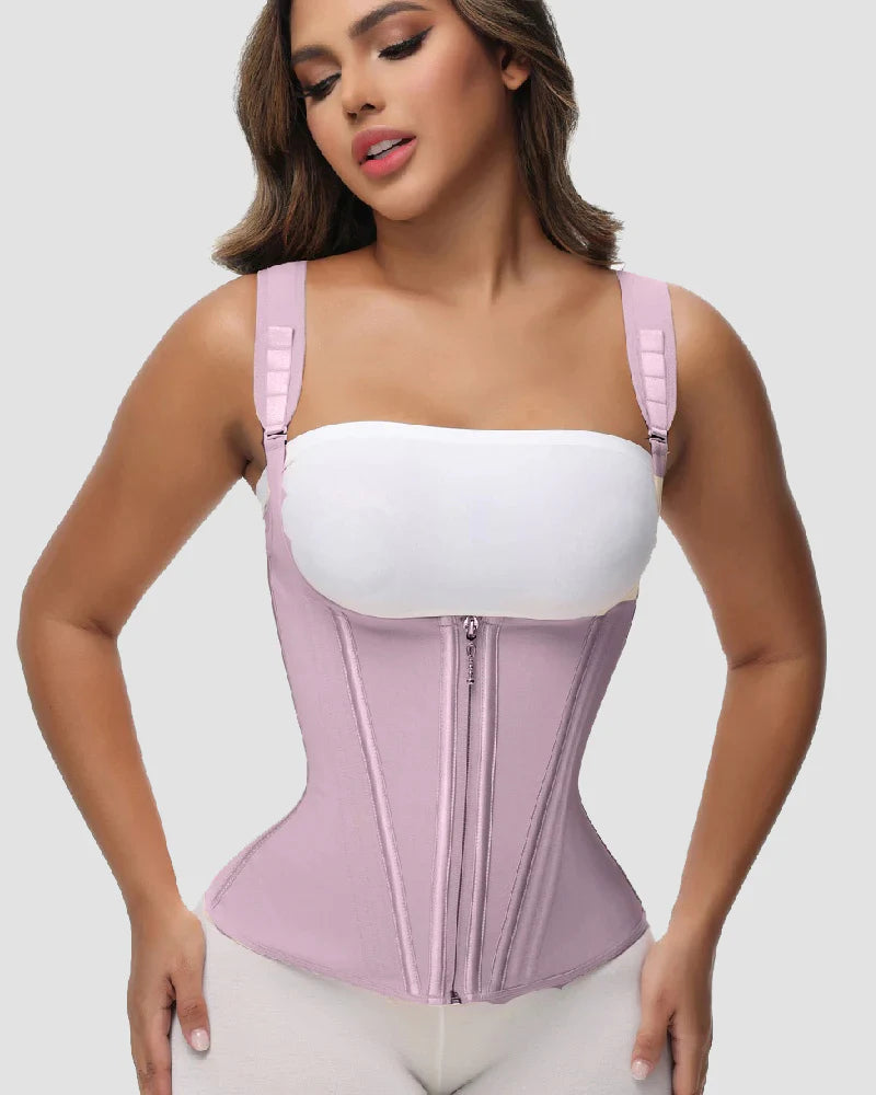 Shapshe® Open Bust Steel Bones Tummy Control Waist Trainer Vest