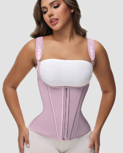 Shapshe® Open Bust Steel Bones Tummy Control Waist Trainer Vest