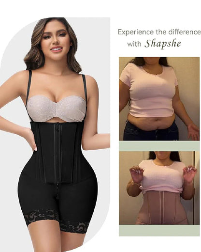Shapshe® High Compression BBL Shapewear with Extreme Waist Belt