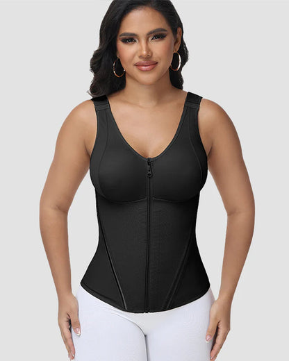 Shapshe® Tummy Control Waist Trainer Vest with Padded Bra