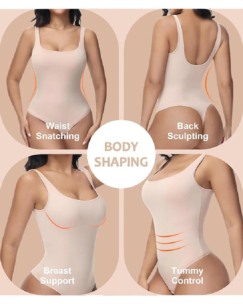 Shapshe® Seamless Tummy Control Thong Body Shaper