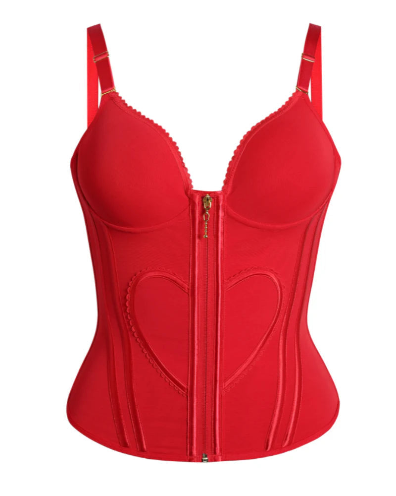 Shapshe® Love Pattern Waist Trainer with Built-in Bra